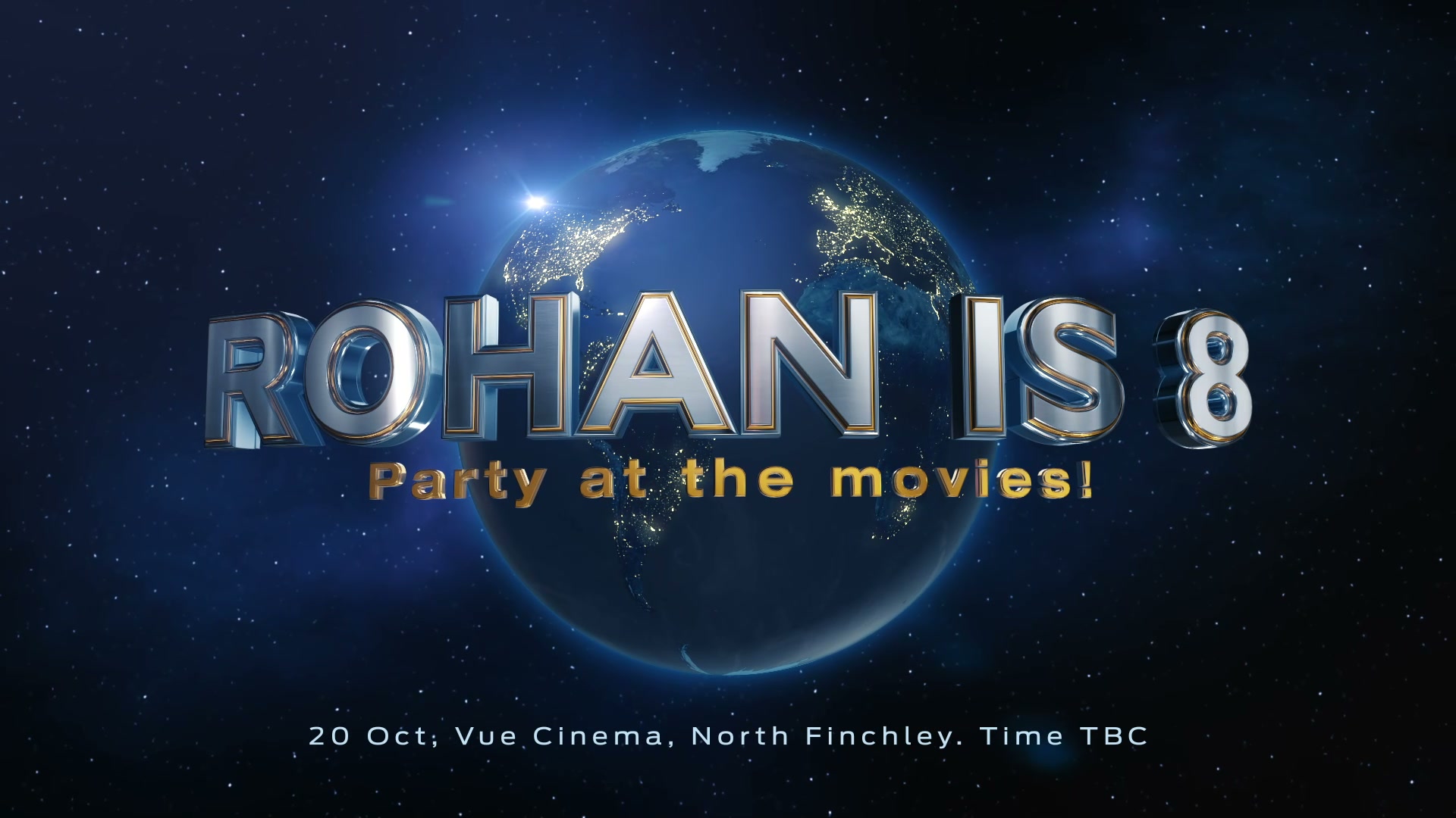 ROHAN IS 8 - Party at the movies!