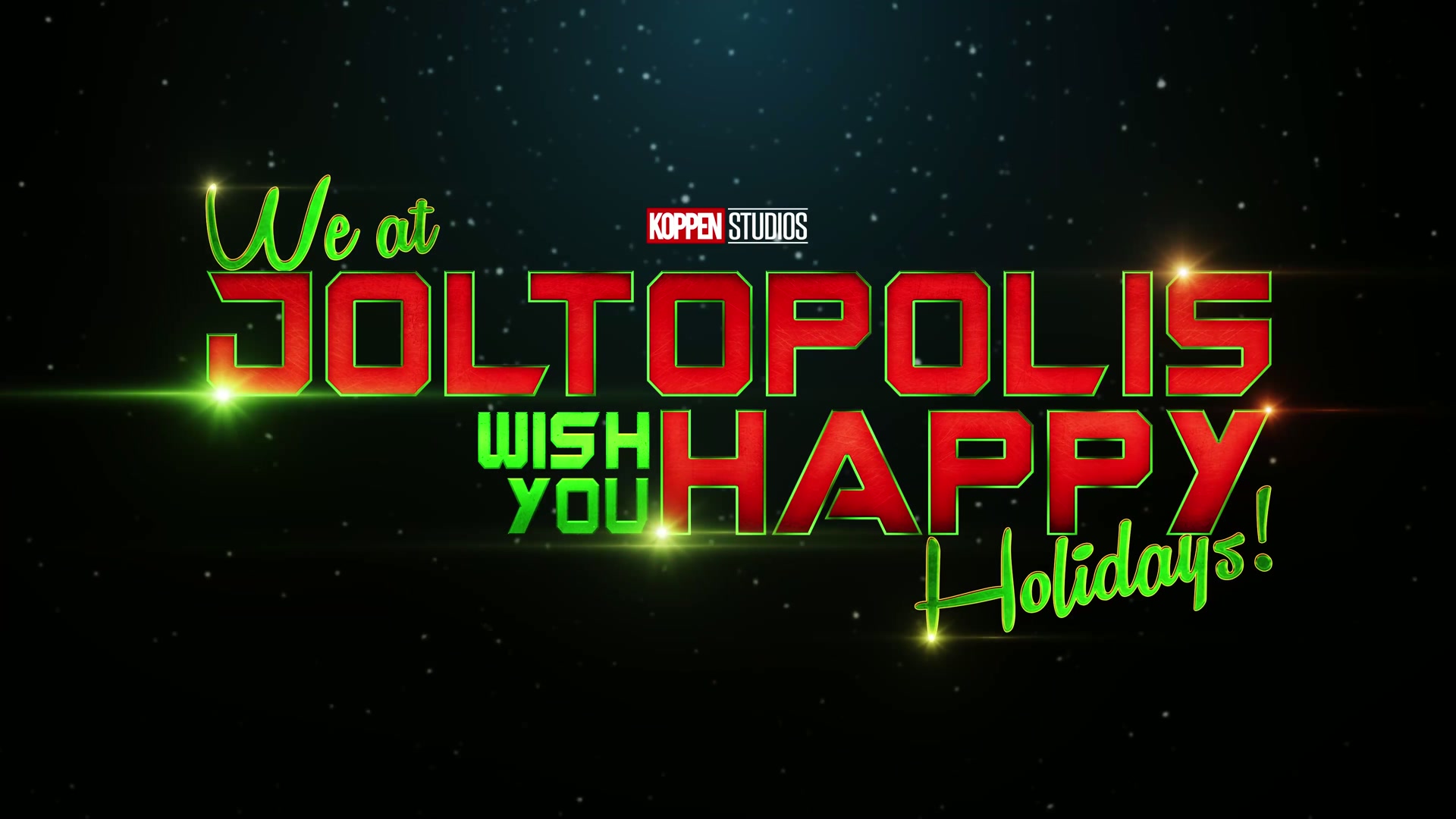 We at JOLTOPOLIS wish you HAPPY Holidays! - KOPPEN STUDIOS