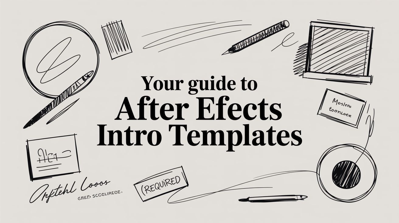 Your Guide to After Effects Intro Templates