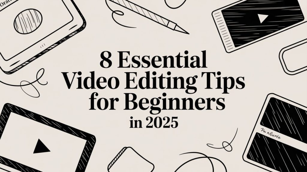 8 Essential Video Editing Tips for Beginners in 2025