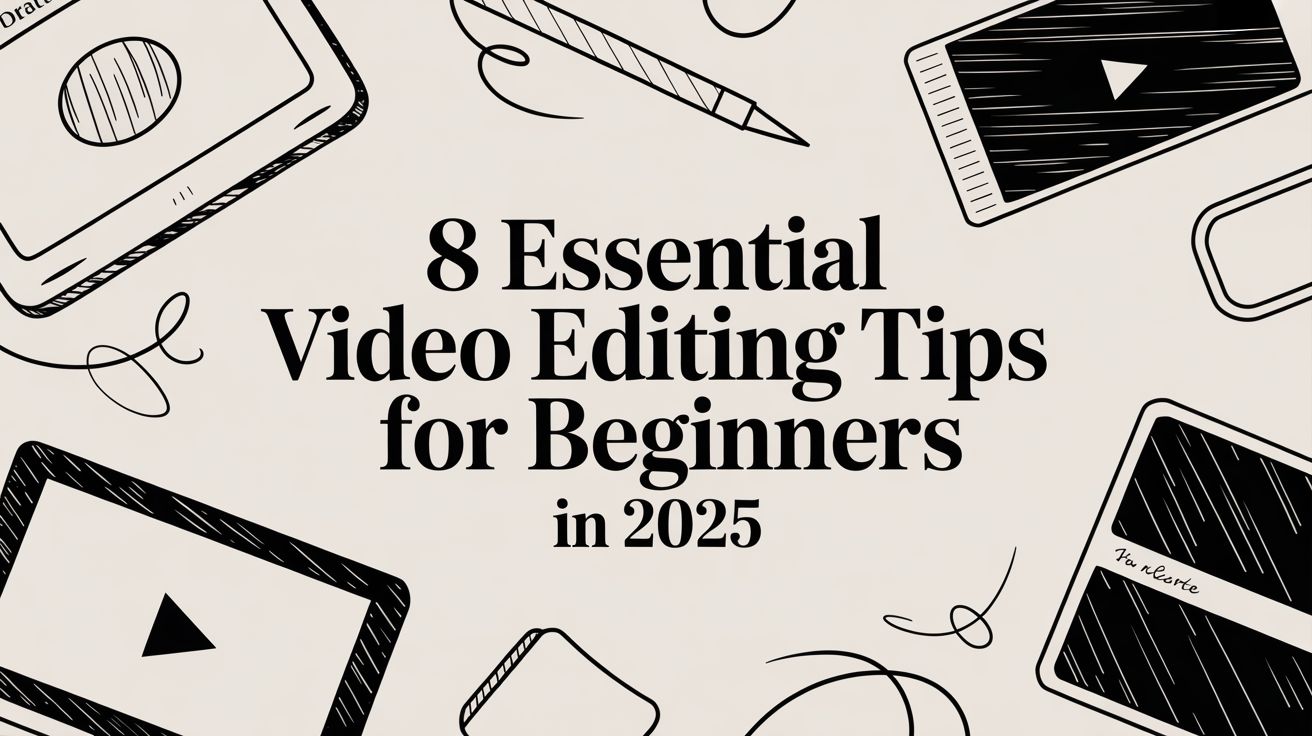 8 Essential Video Editing Tips for Beginners in 2025