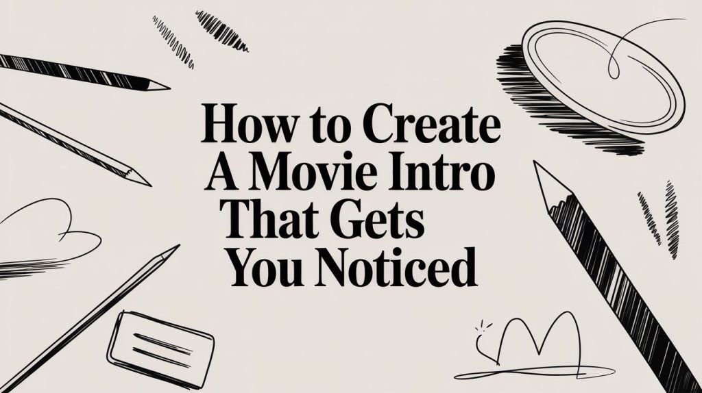 How to Create a Movie Intro That Gets You Noticed