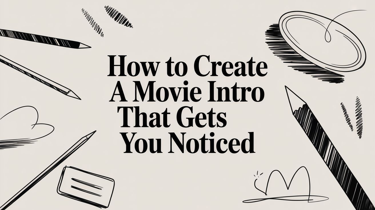 How to Create a Movie Intro That Gets You Noticed