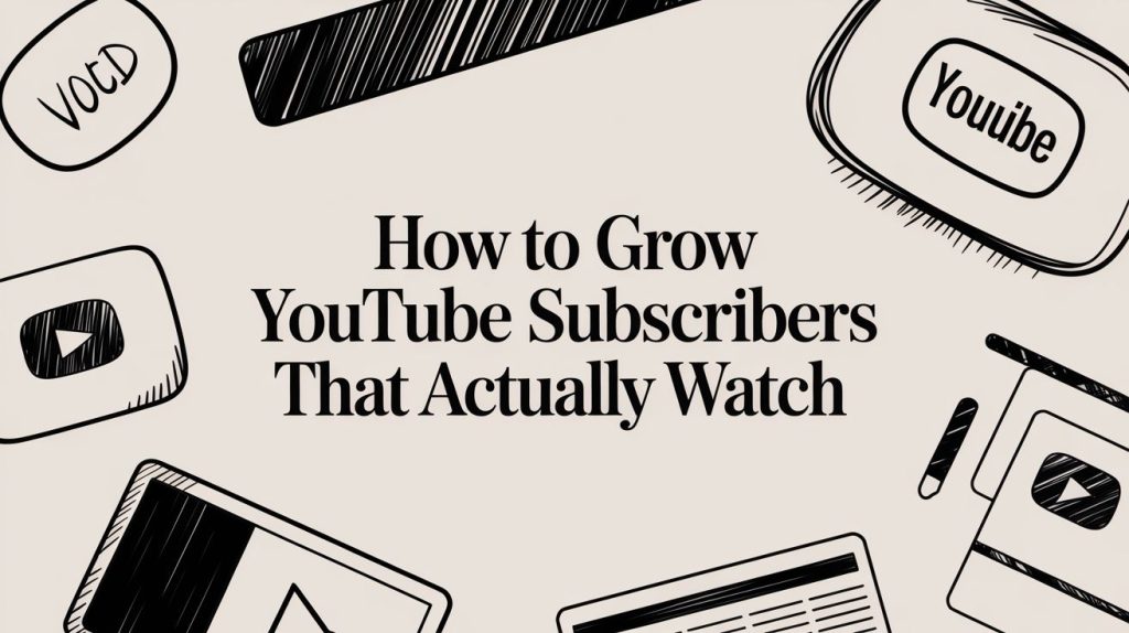 How to Grow YouTube Subscribers That Actually Watch