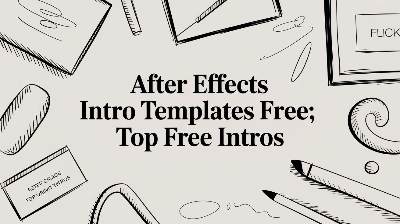 Free After Effects Intro Templates That Don't Look Free