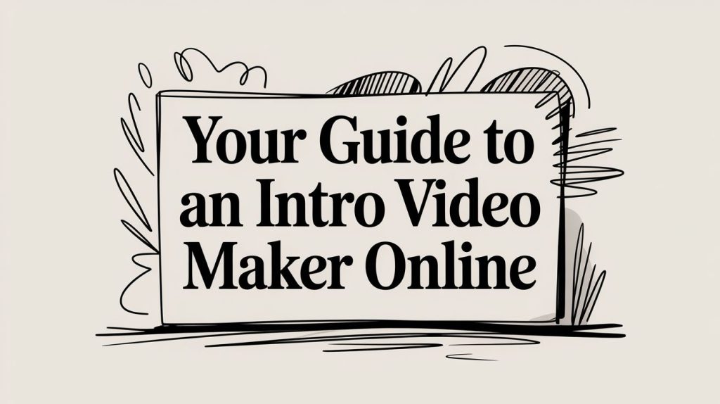 Your Guide to an Intro Video Maker Online