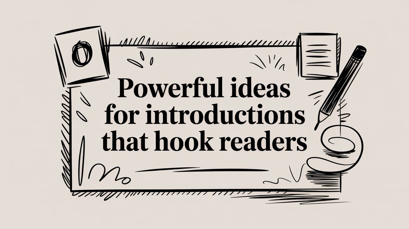 Powerful Ideas for Introductions That Will Hook Anyone
