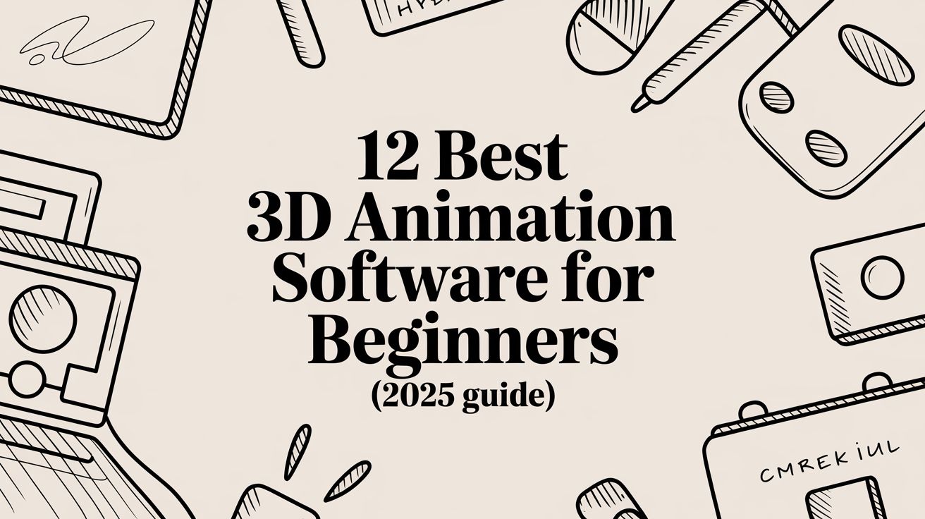 12 Best 3D Animation Software for Beginners (2025 Guide)