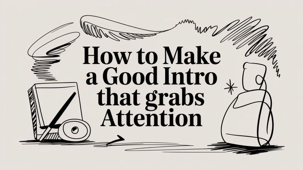 How to Make a Good Intro That Grabs Attention