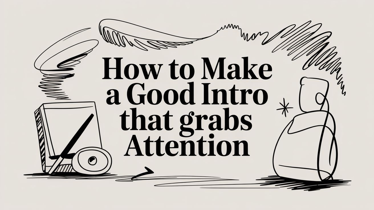 How to Make a Good Intro That Grabs Attention