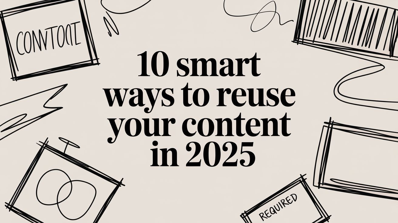10 Smart Ways to Reuse Your Content in 2025
