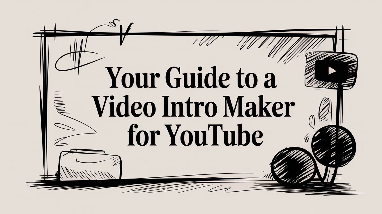 Your Guide to a Video Intro Maker for YouTube