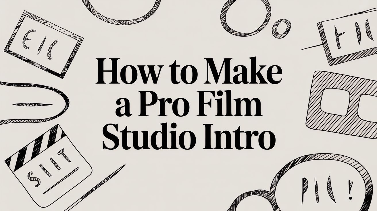 How to Make a Pro Film Studio Intro That Wows Your Audience